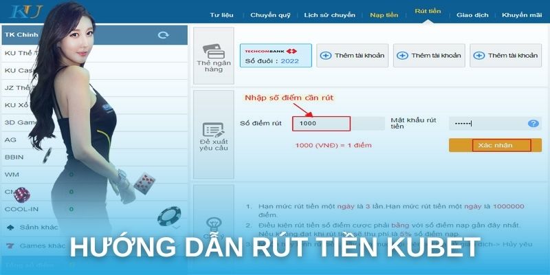 Rút tiền Kubet ngân hàng được nhiều hội viên ưa chuộng